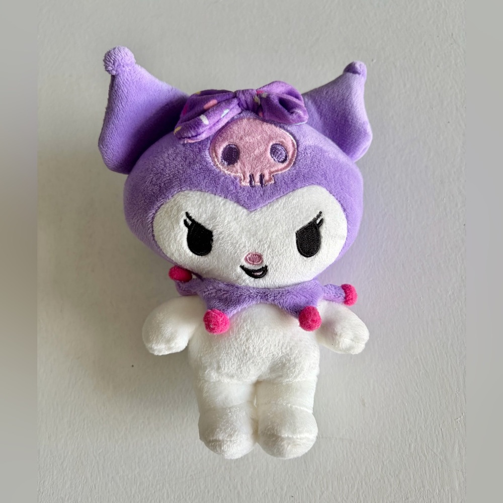 Kuromi Pyonpyonpyon Plush Key Chain Toy Hello Kitty